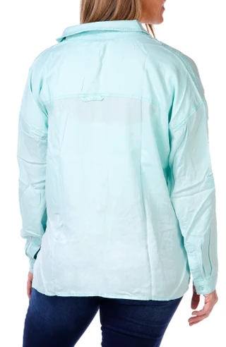 Thumbnail 4: Dear John Women's Solid Button Down Top 