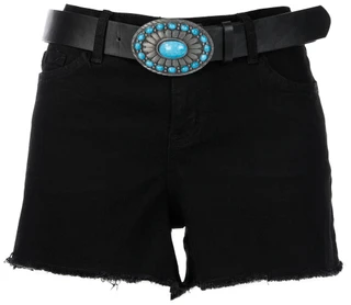 Thumbnail 1: YMI YMI Juniors Denim Belted Shorts 