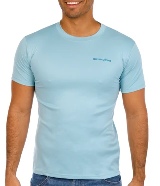 Thumbnail 9: GRUNDENS Men's Short Sleeve Logo Anchor Shirt 