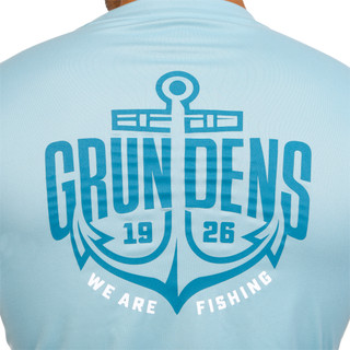 Thumbnail 10: GRUNDENS Men's Short Sleeve Logo Anchor Shirt 