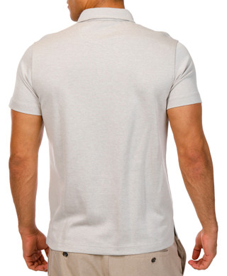 Thumbnail 2: TAILORBYRD Tailorbyrd Mens Short Sleeve Solid Modal Polo Shirt 