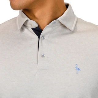Thumbnail 3: TAILORBYRD Tailorbyrd Mens Short Sleeve Solid Modal Polo Shirt 