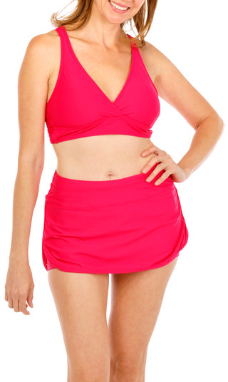 Thumbnail 4: N BY NEXT N By Next Womens Solid Swim Skort 