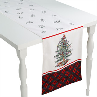 Thumbnail 1: Spode Spode Christmas Tree Tartan 14 x 108 Table Runner 