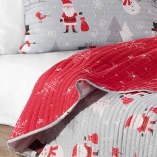 Thumbnail 12: AVANTI Ho Ho Ho Quilt Set 