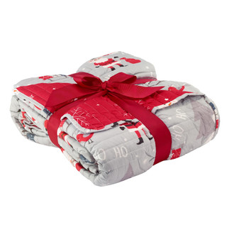 Thumbnail 16: AVANTI Ho Ho Ho Quilt Set 