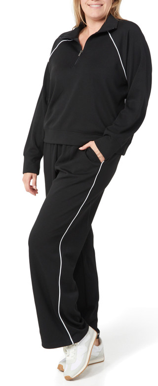 Thumbnail 3: RBX RBX Womens Active 2 Pc Scuba Sweatpants Set 
