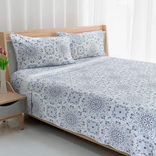 Thumbnail 5: AVANTI Cypress Mosaic Flannel Sheet Set 