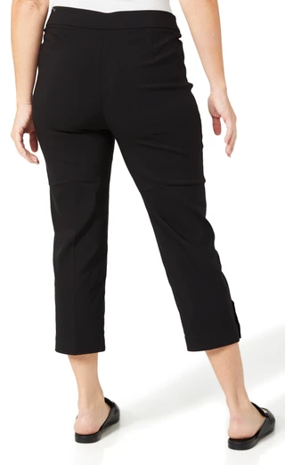 Thumbnail 2: Counterparts Counterparts Womens Pearl Button Hem Capris 