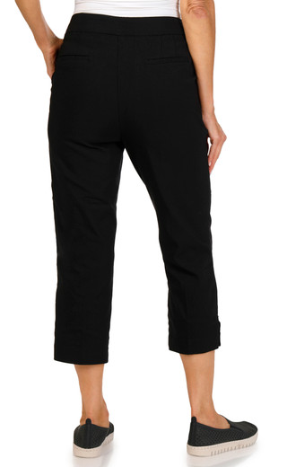 Thumbnail 4: Counterparts Counterparts Womens Rhinestone Button Hem Capris 
