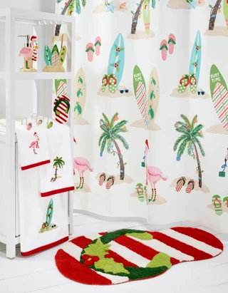 Thumbnail 2: AVANTI Avanti Flamingo Jingle Shower Hooks 