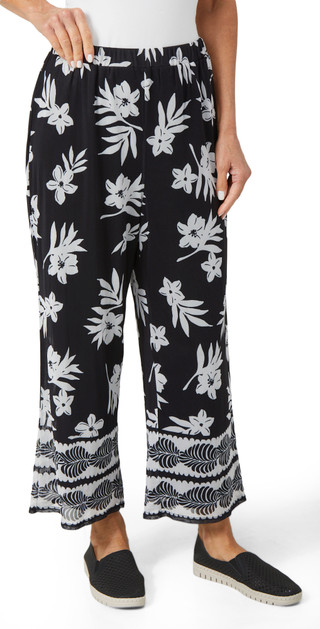 Thumbnail 1: HARPER 241 Harper 241 Womens Cinched Waist Floral Pull On Capris 