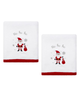 Thumbnail 1: AVANTI Avanti Linens Ho Ho Ho 2-Pack Hand Towel Set 