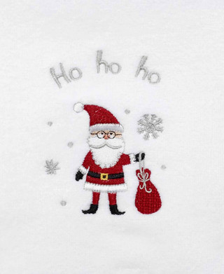 Thumbnail 3: AVANTI Avanti Linens Ho Ho Ho 2-Pack Hand Towel Set 