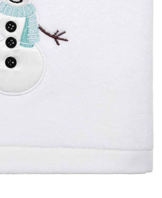Thumbnail 2: AVANTI Avanti Linens Snowman 2-Pack Hand Towel Set 