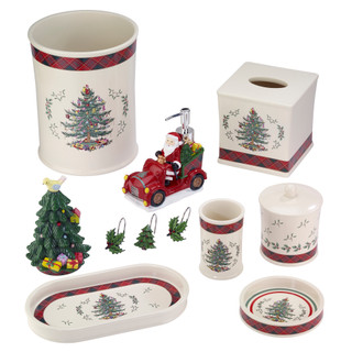 Thumbnail 4: Spode Spode Christmas Tree Tartan Rug 