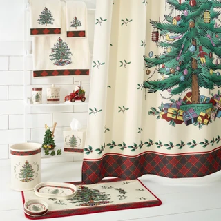 Thumbnail 6: Spode Spode Christmas Tree Tartan Rug 