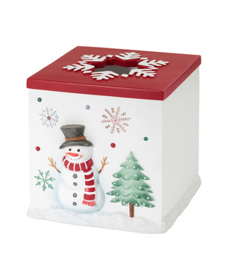 Thumbnail 1: AVANTI Avanti Linens Winter Snowman Tissue Cover 