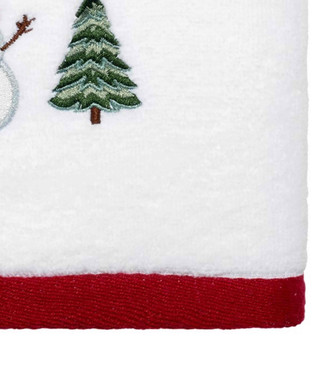 Thumbnail 3: AVANTI Avanti Linens Winter Snowman 2-Pack Hand Towel Set 