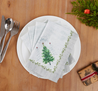 Thumbnail 1: AVANTI Avanti Trees 4-Pc. Napkin Set 