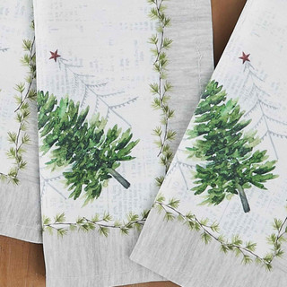 Thumbnail 3: AVANTI Avanti Trees 4-Pc. Napkin Set 