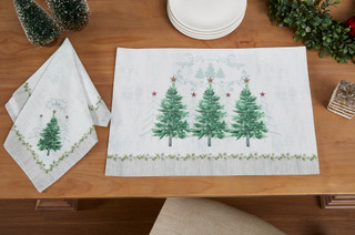 Thumbnail 2: AVANTI Avanti Trees 4-Pc. Napkin Set 
