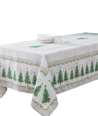 Thumbnail 4: AVANTI Avanti Trees 60 in. x 144 in. Tablecloth 