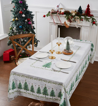 Thumbnail 1: AVANTI Avanti Trees 60 in. x 144 in. Tablecloth 