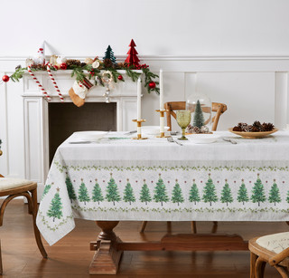 Thumbnail 2: AVANTI Avanti Trees 60 in. x 120 in. Tablecloth 