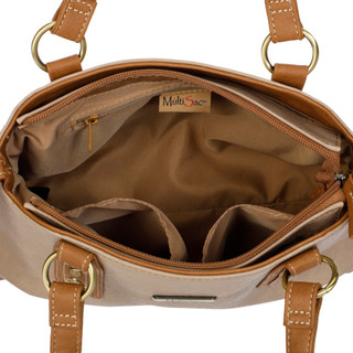 Thumbnail 6: MULTISAC MultiSac Olivia Biscotti Hazelnut Satchel Bag 