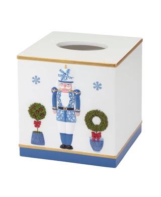 Thumbnail 6: AVANTI Avanti Linens Nutcracker Trellis Tissue Box Cover 