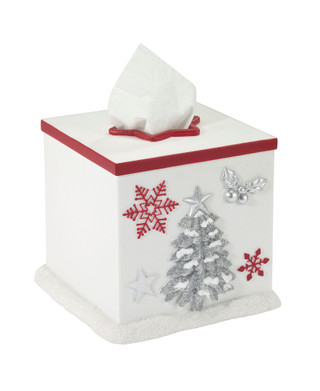 Thumbnail 4: AVANTI Avanti Linens Sparkle Tissue Box Cover 