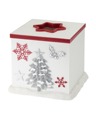Thumbnail 5: AVANTI Avanti Linens Sparkle Tissue Box Cover 