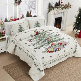 Thumbnail 10: Spode Spode Christmas Tree Quilt Set 