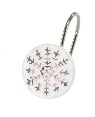 Thumbnail 3: AVANTI Avanti Linens Winter Snowman 12 pc. Shower Hook Set 