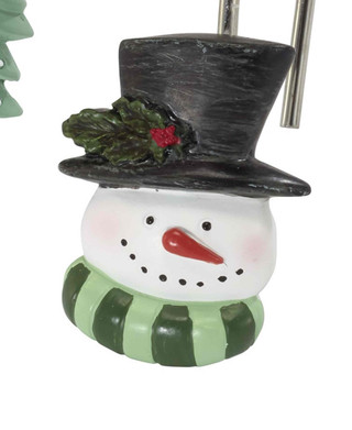Thumbnail 2: AVANTI Avanti Linens Winter Snowman 12 pc. Shower Hook Set 