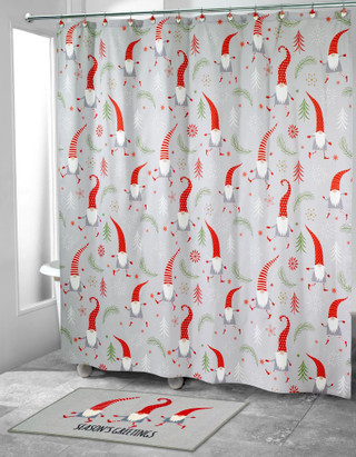 Thumbnail 2: AVANTI Avanti Gnome Walk Shower Curtain 