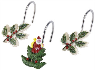 Thumbnail 1: Spode Spode Tree 12-pc. Shower Curtain Hooks 