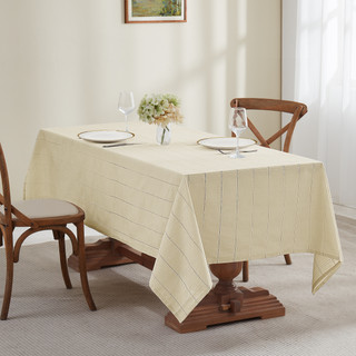 Thumbnail 1: IZOD Izod Chadwick Lurex 60 in. x 102 in. Tablecloth 