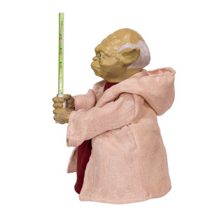 Thumbnail 8: Star Wars Star Wars Yoda with LED Light Saber Treetop 