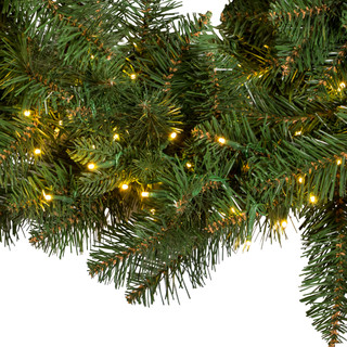 Thumbnail 4: Kurt Adler Kurt Adler 9-Foot Pre-Lit LED Noble Fir Garland 