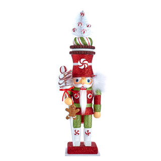 Thumbnail 2: Kurt Adler Kurt Adler 13.5-Inch Hollywood  Candy Soldier Nutcracker. 