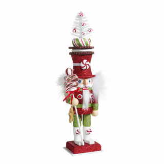Thumbnail 4: Kurt Adler Kurt Adler 13.5-Inch Hollywood  Candy Soldier Nutcracker. 