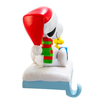 Thumbnail 4: Peanuts Peanuts 4.6-Inch Snoopy & Woodstock Stocking Holder 