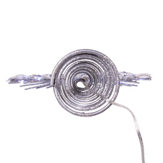 Thumbnail 8: Kurt Adler Kurt Adler LED Glittered Silver Snowflake Tree Topper 