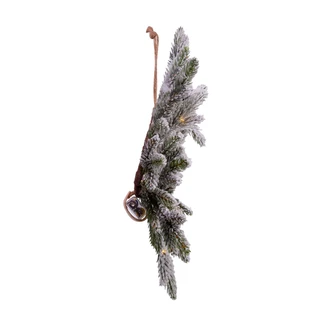 Thumbnail 6: Kurt Adler Kurt Adler 18-Inch LED Flocked Pine Wreath 