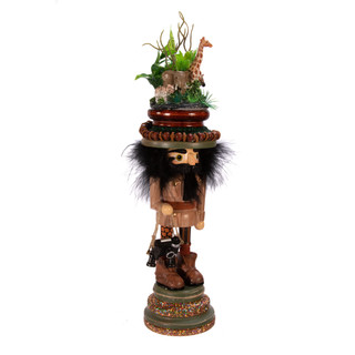 Thumbnail 2: Kurt Adler Kurt Adler 15-Inch Hollywood Zoo Menagerie Nutcracker. 