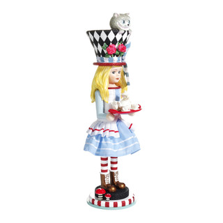 Thumbnail 4: Disney Kurt Adler 19.5-Inch Hollywood Alice Nutcracker. 