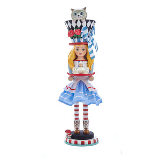 Thumbnail 2: Disney Kurt Adler 19.5-Inch Hollywood Alice Nutcracker. 