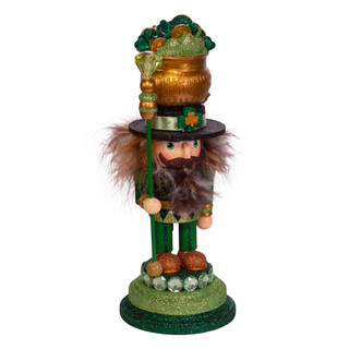 Thumbnail 2: Kurt Adler Kurt Adler 12-Inch Hollywood Irish Nutcracker. 